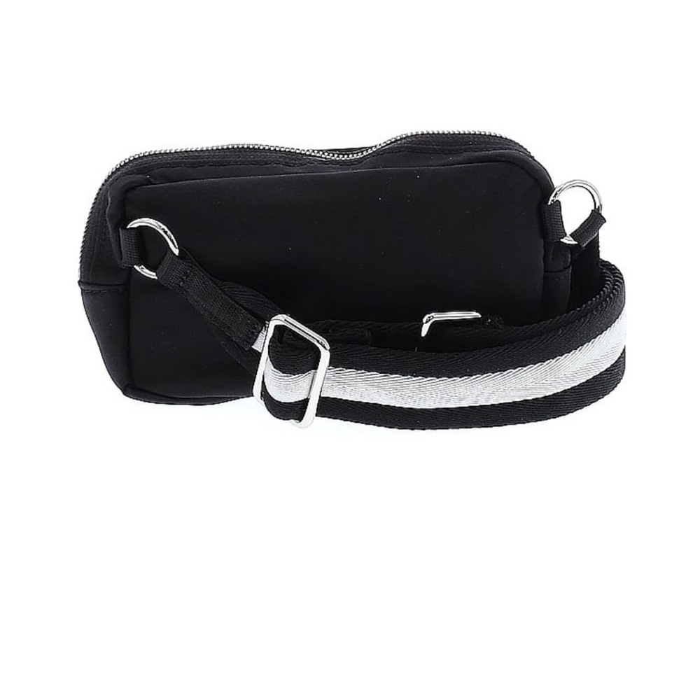 lululemon athletica Black Crossbody Bag with Black & White Strap